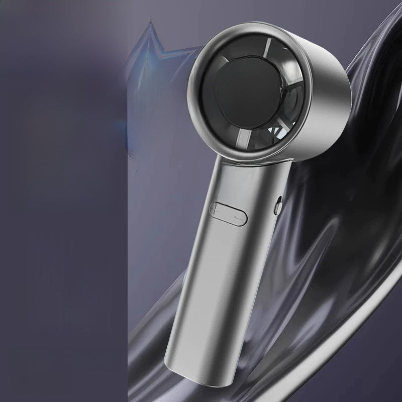 Handheld Mini Fan with Digital Display