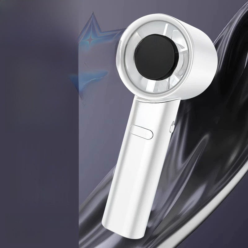 Handheld Mini Fan with Digital Display