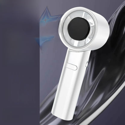 Handheld Mini Fan with Digital Display
