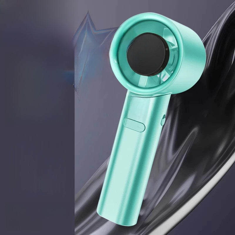 Handheld Mini Fan with Digital Display