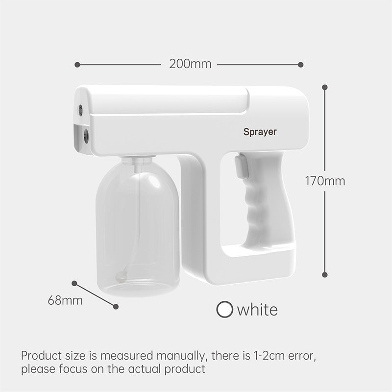 Handheld Nano Disinfection Spray Gun with Blue Light