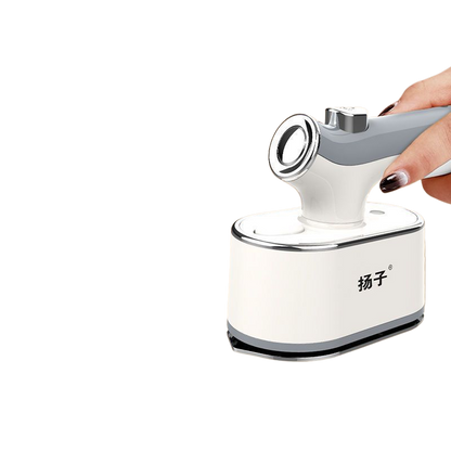 Handheld portable flat ironing machine