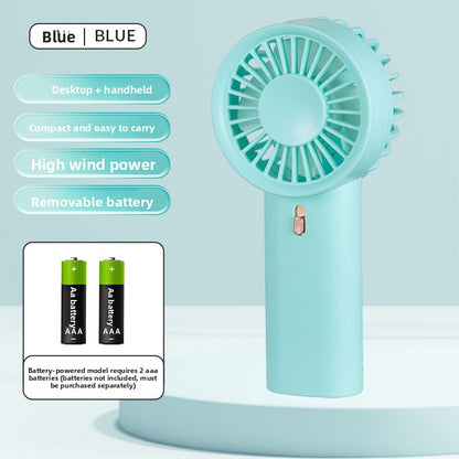 Handheld portable mini fan