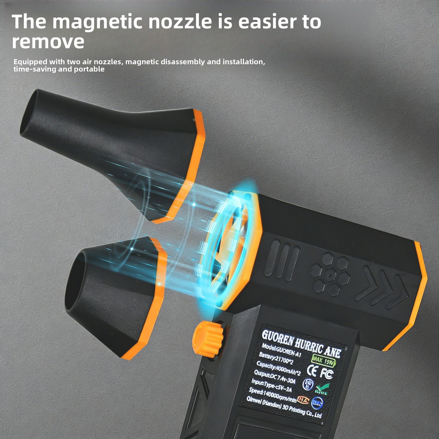 Handheld powerful hair dryer