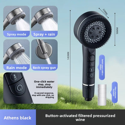 Handheld Pressurized Shower Head