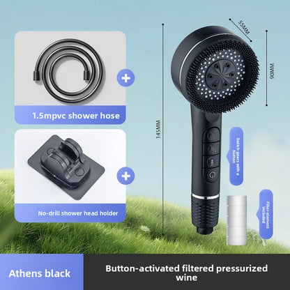 Handheld Pressurized Shower Head