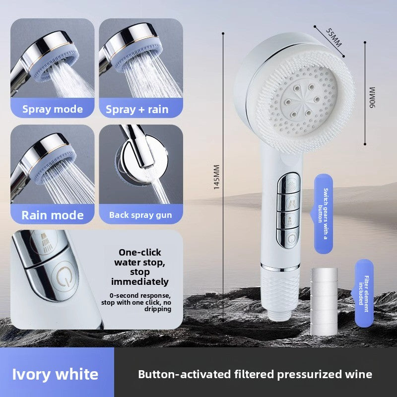 Handheld Pressurized Shower Head