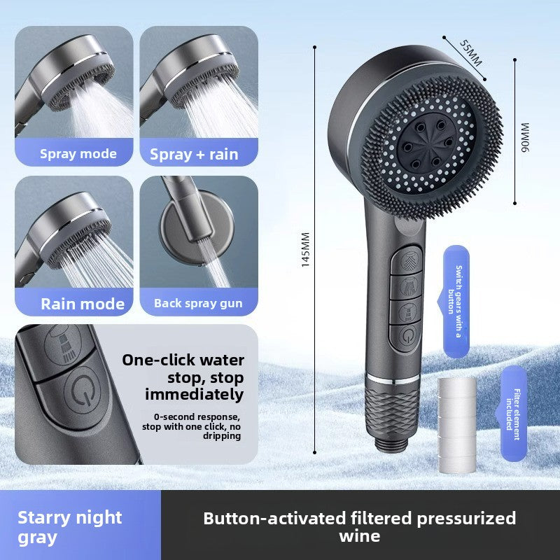 Handheld Pressurized Shower Head
