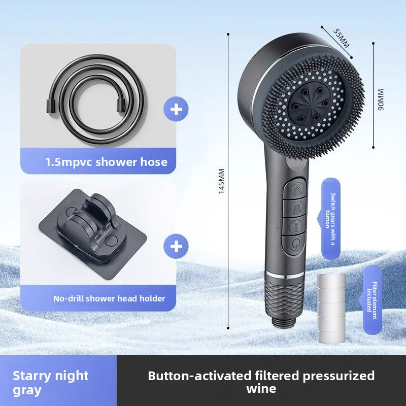 Handheld Pressurized Shower Head