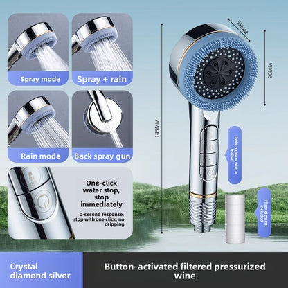 Handheld Pressurized Shower Head