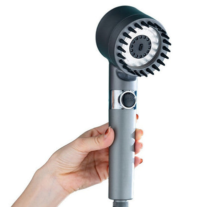 Handheld Pressurized Shower Head with Filter