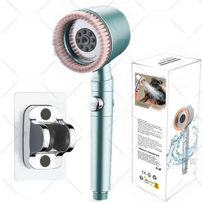 Handheld Pressurized Shower Head with Filter