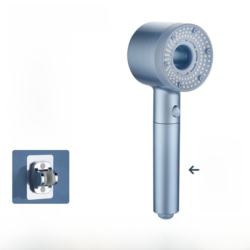 Handheld Pressurized Shower Head with Filter