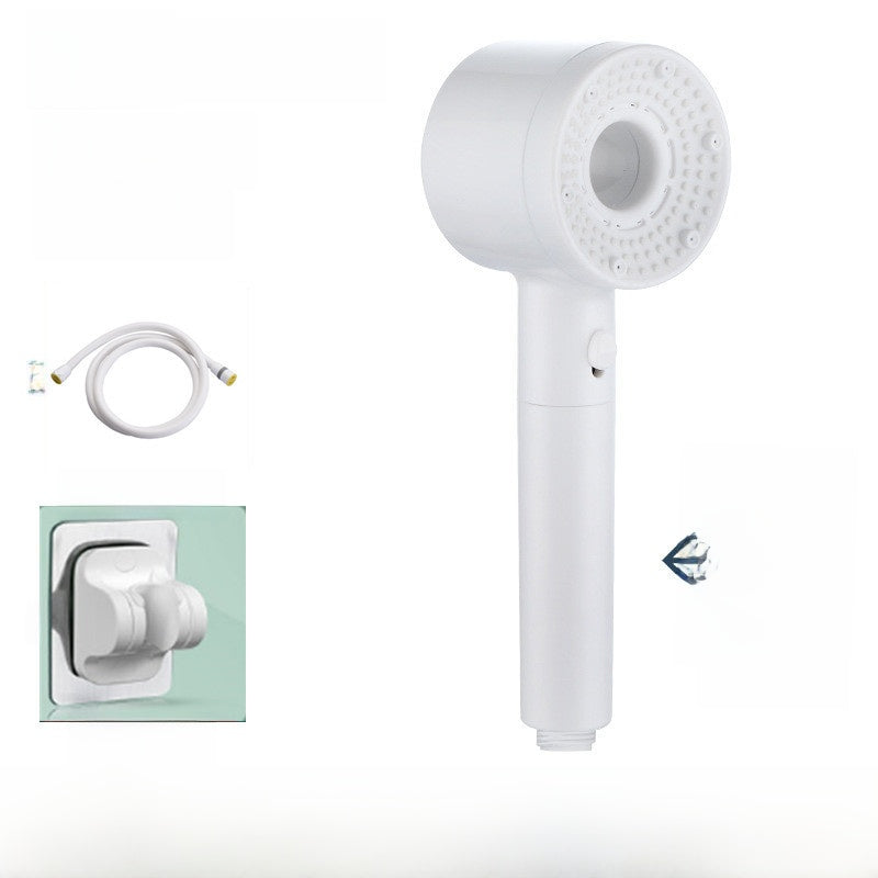Handheld Pressurized Shower Head with Filter