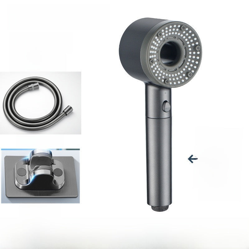 Handheld Pressurized Shower Head with Filter
