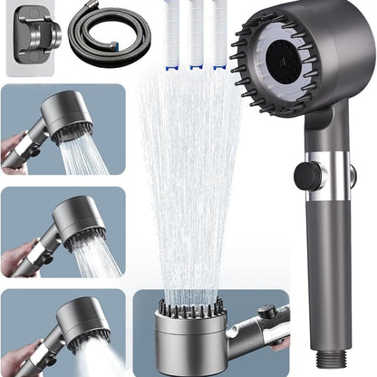 Handheld Pressurized Shower Head with Filter