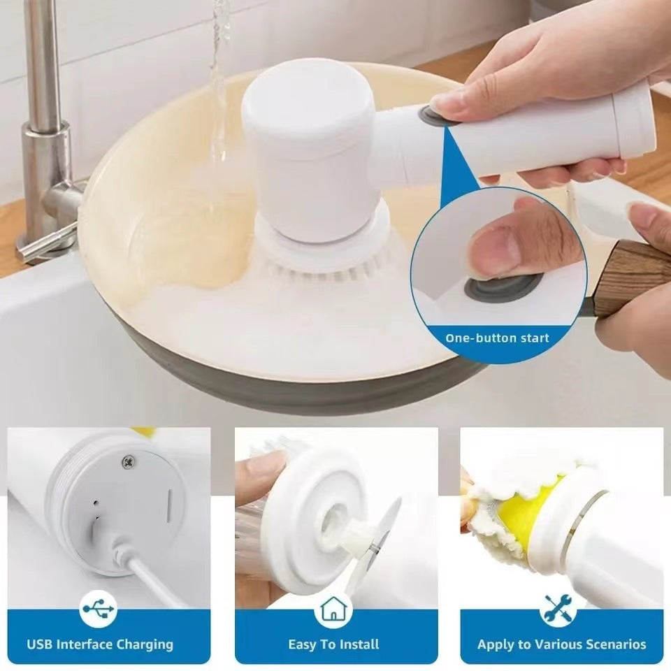 Handheld Rechargeable Cleaning Brush