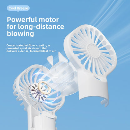 Handheld Rechargeable Spray Fan with 4 Speeds