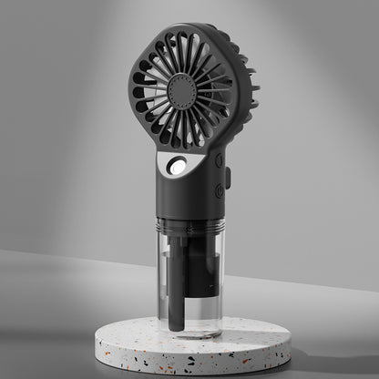 Handheld Rechargeable Spray Fan with 4 Speeds
