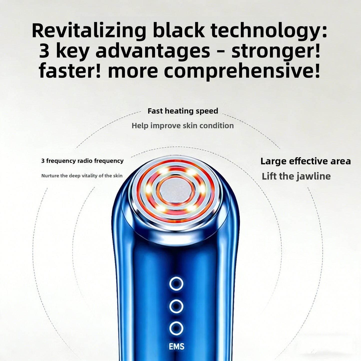 Handheld RF Microcurrent Beauty Device