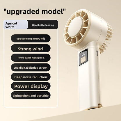 Handheld semiconductor-cooled portable mini cooling electric fan