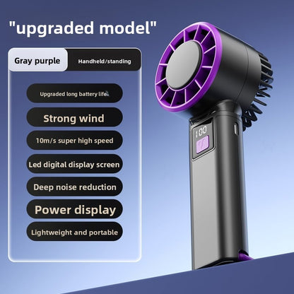 Handheld semiconductor-cooled portable mini cooling electric fan