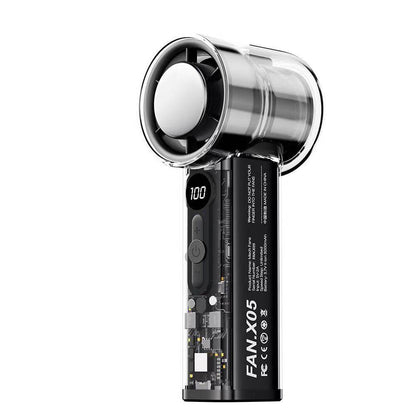 Handheld Semiconductor Cooling Fan with Adjustable Speed