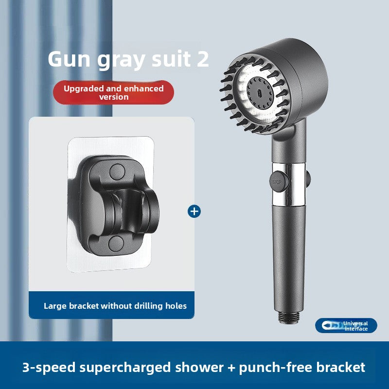Handheld Shower Head with Adjustable Bracket
