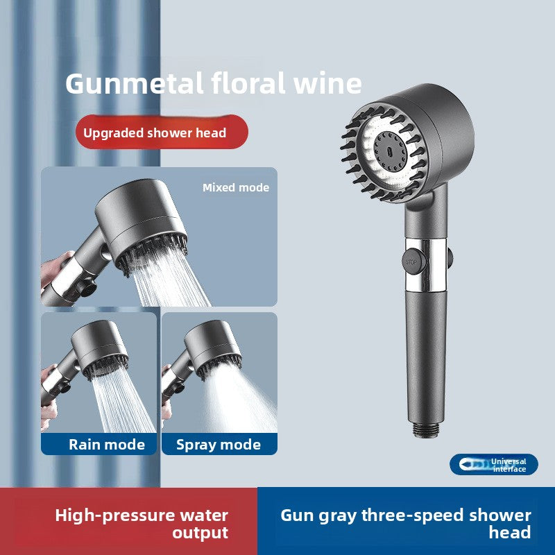 Handheld Shower Head with Adjustable Bracket