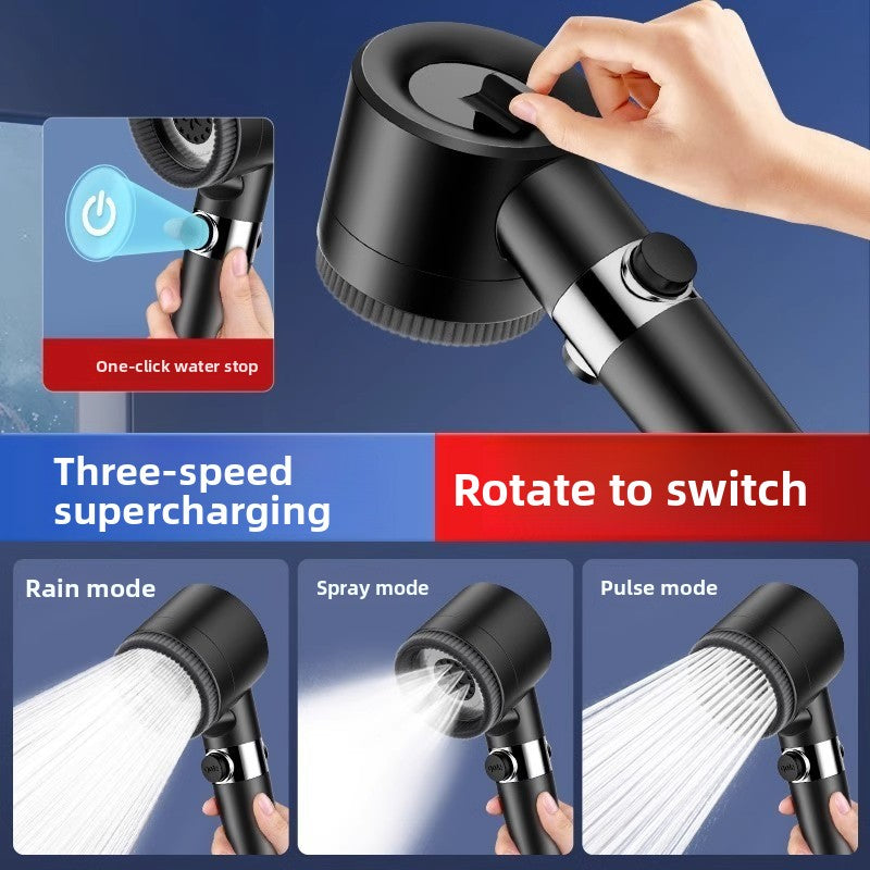 Handheld Shower Head with Multiple Spray Modes