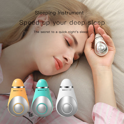 Handheld Sleep Aid Device with Microcurrent Pulse