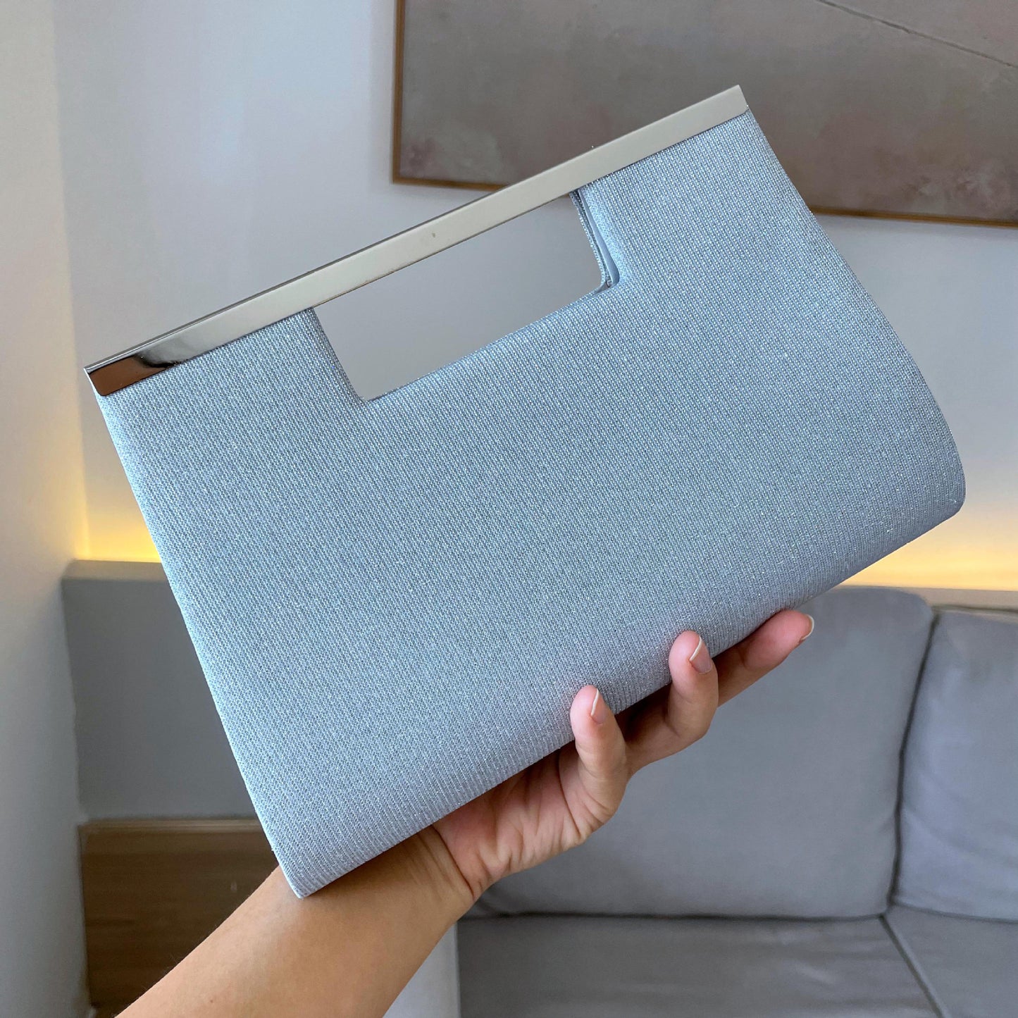 Handheld small rectangular bag