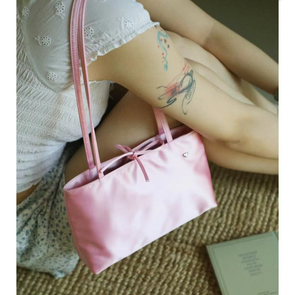 Handheld small rectangular bag
