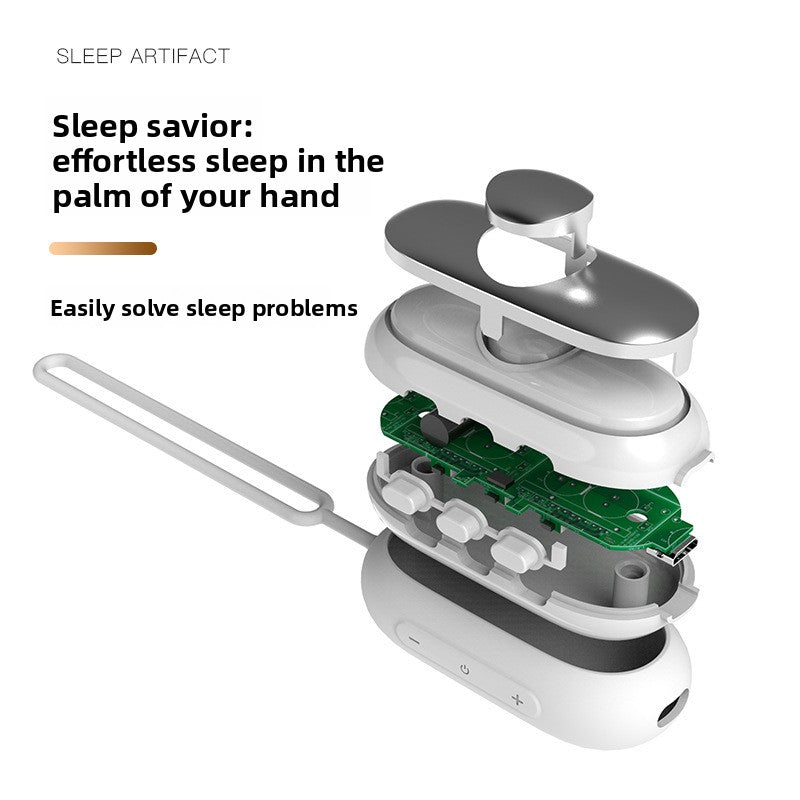 Handheld stress relief and sleep aid device