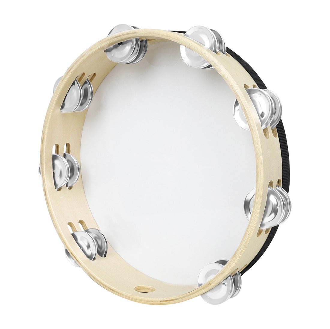 Handheld tambourine instrument