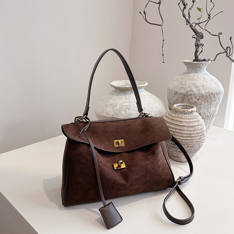 Handheld tote bag, single-shoulder crossbody bag