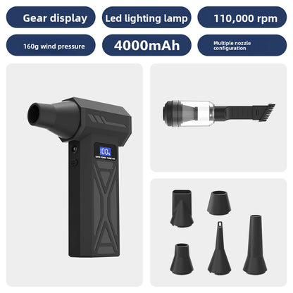 Handheld Turbo Blower Fan with USB Rechargeable Battery
