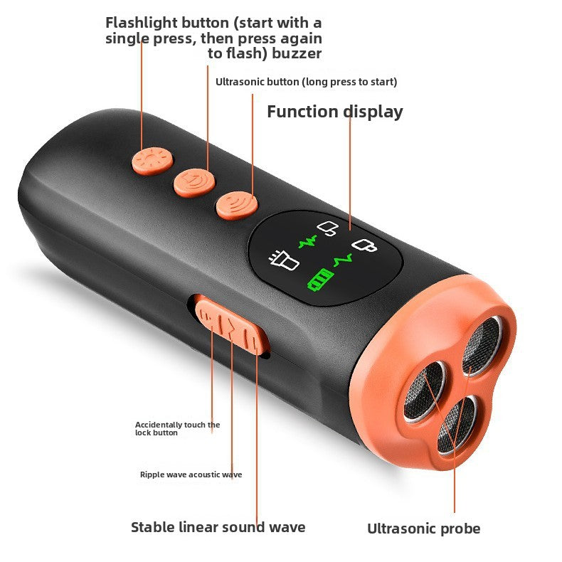 Handheld Ultrasonic Dog Training Device