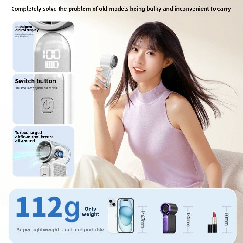 Handheld USB Rechargeable Fan