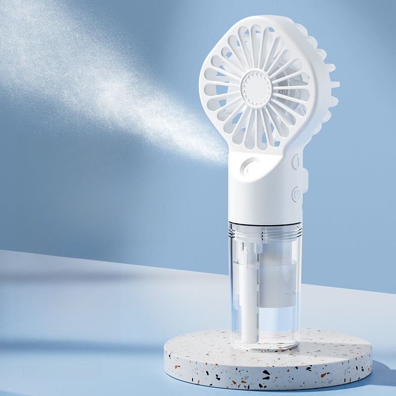 Handheld USB Rechargeable Spray Cooling Fan