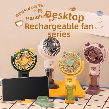 Handheld USB Rechargeable Spray Fan