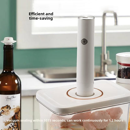 Handheld vacuum food preservation machine