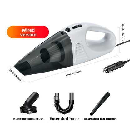 Handheld Wet Dry Car Vacuum Cleaner with Wireless Charging