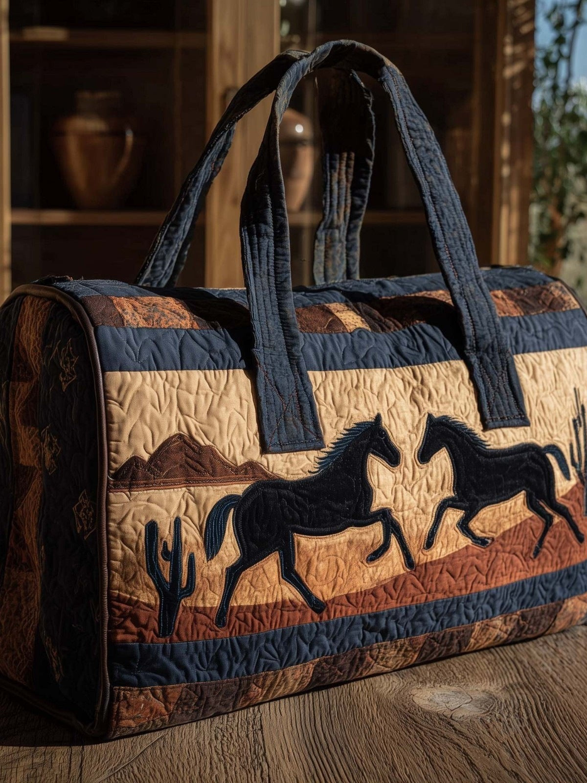 Handheld Woven Travel Bag