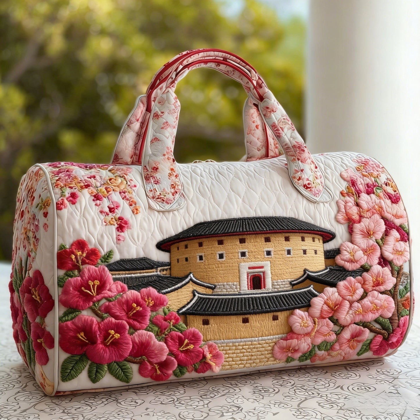 Handheld Woven Travel Bag