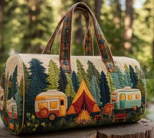 Handheld Woven Travel Bag