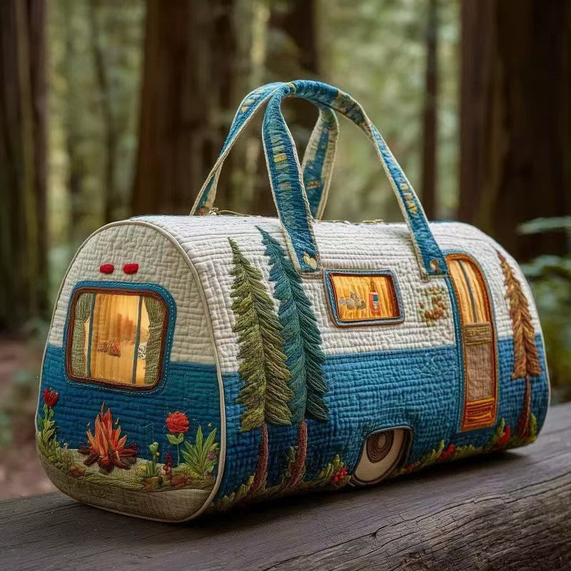 Handheld Woven Travel Bag