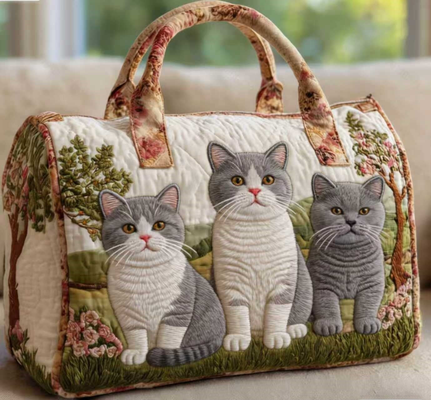 Handheld Woven Travel Bag