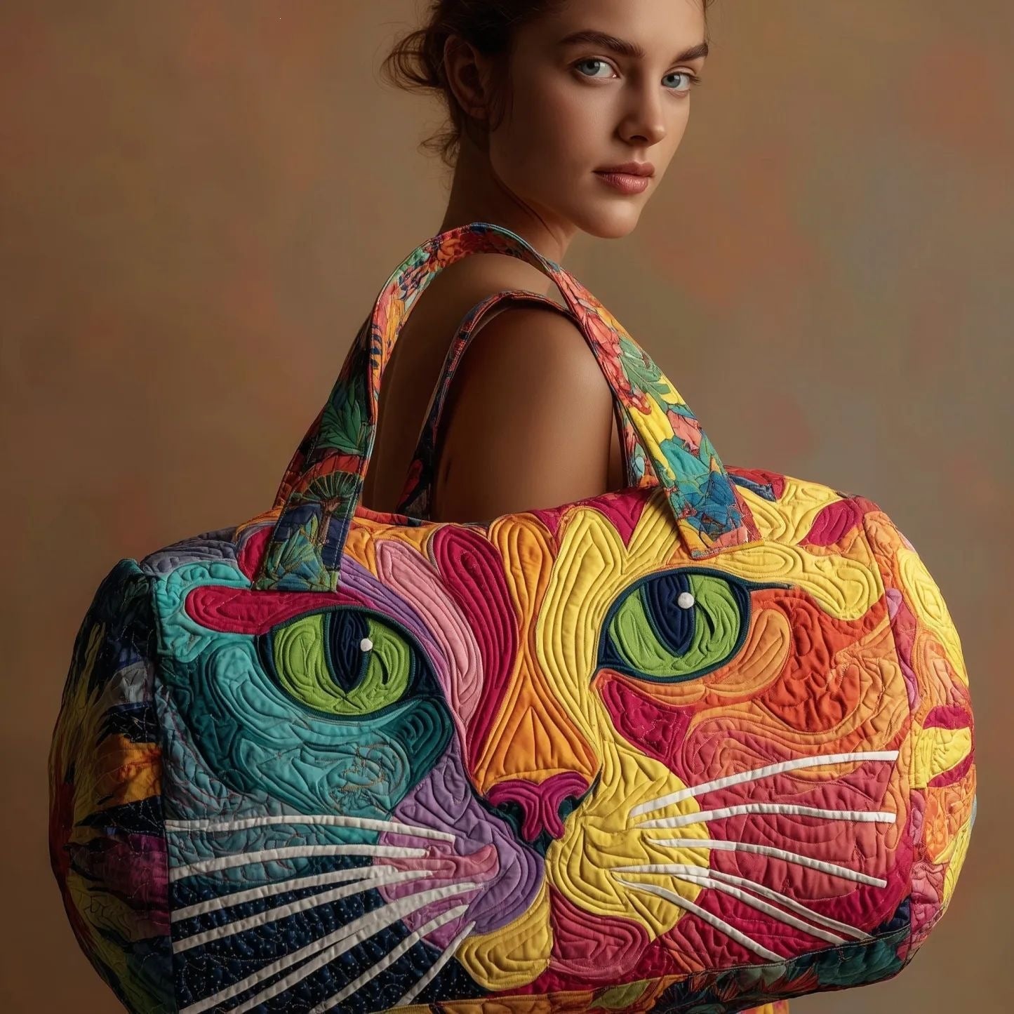 Handheld Woven Travel Bag