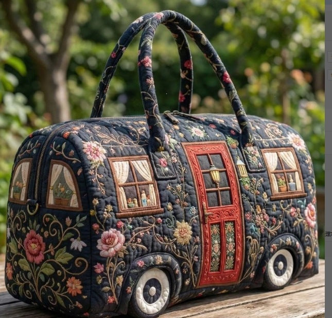 Handheld Woven Travel Bag